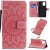 Samsung Galaxy A91/S10 Lite Embossed Sunflower Wallet Stand Case Pink