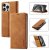 LC.IMEEKE Wallet Magnetic Stand Leather Phone Case Brown