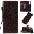 Sony Xperia 1 II Embossed Sunflower Wallet Stand Case Brown