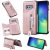 Samsung Galaxy S10e Wallet Magnetic Shockproof Cover Rose Gold