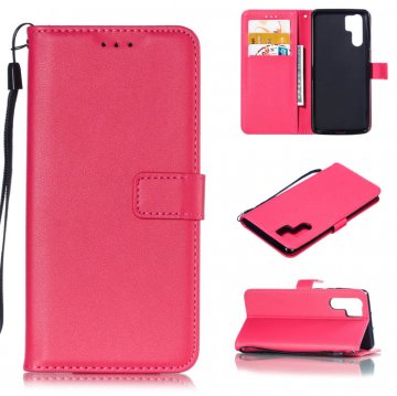 Huawei P30 Pro Wallet Kickstand Magnetic Leather Case Rose