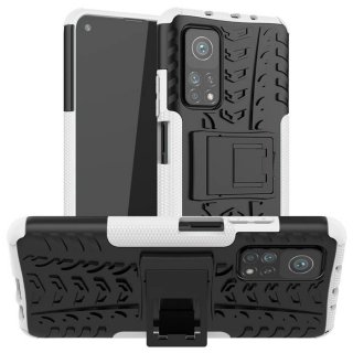 Xiaomi Mi 10T/10T Pro Hybrid Rugged PC + TPU Kickstand Case White