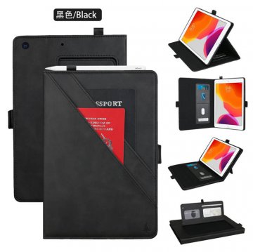 iPad 10.2 inch 2019 Tablet Wallet Leather Stand Case Cover Black