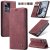 CaseMe Xiaomi 12T/12T Pro Wallet Kickstand Magnetic Case Red