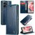 CaseMe Xiaomi Redmi Note 12 4G Luxury Wallet Magnetic Case Blue