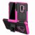 Samsung Galaxy S9 Plus Hybrid Rugged PC + TPU Kickstand Case Rose