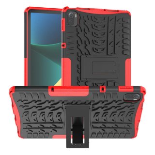 Xiaomi Mi Pad 5 Pro Hybrid Rugged Kickstand Case Red