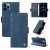YIKATU iPhone 13 Pro Max Skin-touch Wallet Kickstand Case Blue
