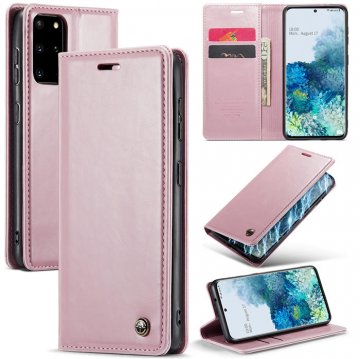 CaseMe Samsung Galaxy S20 Plus Wallet Kickstand Magnetic Case Pink