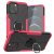 iPhone 12 Pro Max Hybrid Rugged PC + TPU Ring Kickstand Case Rose