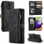 CaseMe Samsung Galaxy A52 Wallet Kickstand Retro Case Black
