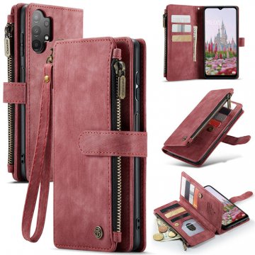 CaseMe Samsung Galaxy A13 5G Wallet Kickstand Case Red