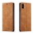 Forwenw iPhone XS Max Wallet Kickstand Magnetic Case Brown