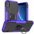 iPhone XR Hybrid Rugged PC + TPU Ring Kickstand Case Purple