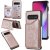 Samsung Galaxy S10 5G Embossed Wallet Magnetic Stand Case Rose Gold