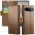 CaseMe Google Pixel 11 Pro XL RFID Wallet Case with Magnetic Buckle & Wireless Charging Brown