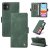 YIKATU iPhone 12 Mini Skin-touch Wallet Kickstand Case Green