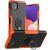 Samsung Galaxy A22 5G Hybrid Rugged Ring Kickstand Case Orange