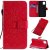 Samsung Galaxy A81/Note 10 Lite Embossed Sunflower Wallet Stand Case Red