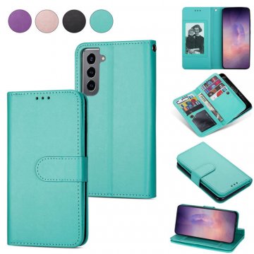Samsung Galaxy S21/S21 Plus/S21 Ultra Wallet Stand Case Green