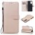 Samsung Galaxy S20 Plus Wallet Kickstand Magnetic PU Leather Case Rose Gold