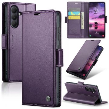 CaseMe Samsung Galaxy S26 Plus Wallet RFID Blocking Magnetic Buckle Case Purple