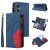 OnePlus Nord N20 5G Zipper Wallet Magnetic Stand Case Blue