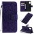 Samsung Galaxy A51 Embossed Sunflower Wallet Stand Case Purple
