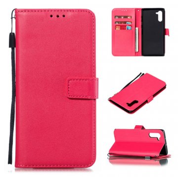 Samsung Galaxy Note 10 Wallet Kickstand Magnetic Case Rose