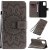 Samsung Galaxy A91/S10 Lite Embossed Sunflower Wallet Stand Case Gray