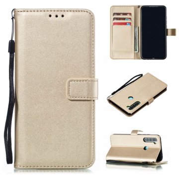 Xiaomi Redmi Note 8 Wallet Kickstand Magnetic Leather Case Gold