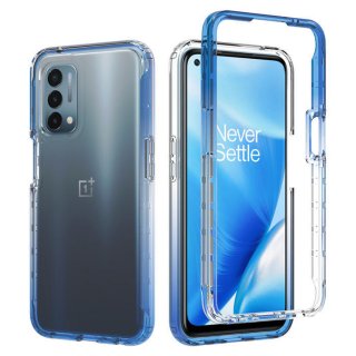 OnePlus Nord N200 5G Shockproof Clear Gradient Cover Blue
