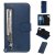 Samsung Galaxy Note 10 Plus Wallet Magnetic Kickstand Case Blue