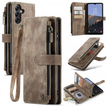 CaseMe Samsung Galaxy A14 5G Wallet Kickstand Case Coffee