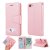 iPhone 7/8 Cat Pattern Wallet Magnetic Stand Leather Case Pink