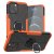 iPhone 12/12 Pro Hybrid Rugged PC + TPU Ring Kickstand Case Orange