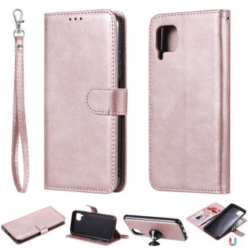 Huawei P40 Lite Wallet Detachable 2 in 1 Stand Case Rose Gold