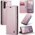CaseMe Samsung Galaxy S23 Plus Wallet Magnetic Case Pink