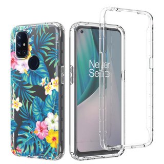 OnePlus Nord N10 5G Clear Bumper TPU Banana Leaf Case