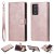 Samsung Galaxy Note 20 Ultra Wallet Detachable 2 in 1 Case Rose Gold