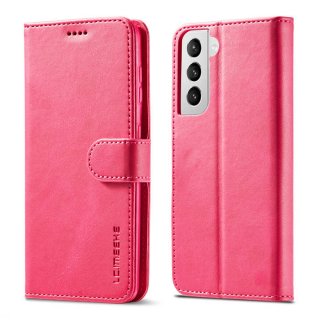 LC.IMEEKE Samsung Galaxy S21 Plus Wallet Stand PU Leather Case Rose