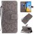 Huawei P40 Pro Embossed Sunflower Wallet Stand Case Gray
