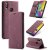 CaseMe Samsung Galaxy A10 Wallet Kickstand Magnetic Case Red