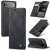 CaseMe iPhone Air Wallet Magnetic Suede Leather Case Black