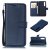 Huawei P30 Wallet Kickstand Magnetic PU Leather Case Dark Blue