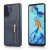 Huawei P30 Pro Zipper Wallet PU Leather Case Cover Blue