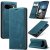 CaseMe Google Pixel 11/Pixel 11 Pro Suede Leather Wallet Case Blue