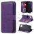 Samsung Galaxy A81/Note 10 Lite Multi-function 10 Card Slots Wallet Case Violet