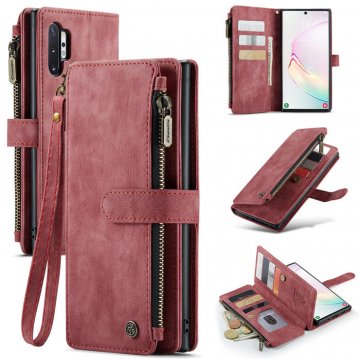 CaseMe Samsung Galaxy Note 10 Plus Wallet Kickstand Case Red