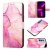 Marble Pattern Moto G31/G41 Wallet Stand Case Purple Gold